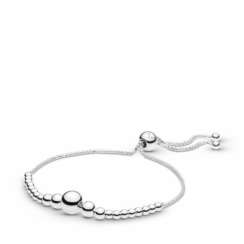 Pandora Australia String of Beads Sliding Bracelet - Sterling Silver | RFSEDT407